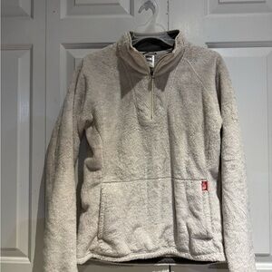The North Face Cream Women's 1/4 Zip  Hoodie